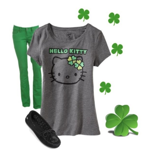 Old Navy Tops - • {Old Navy} Gray HK Patty's Day Tee